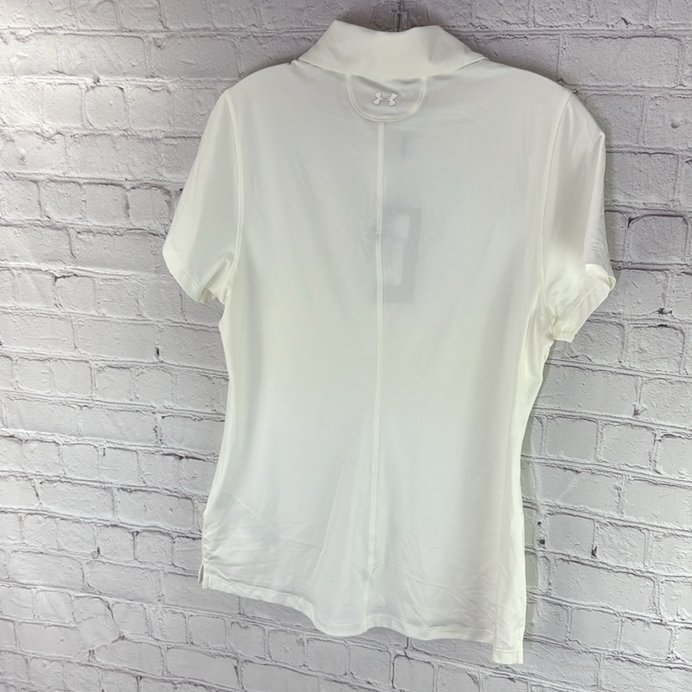 ⭐️NWT Under Armour Ole Miss heat gear UPF 30 woman’s golf polo SZ Med - Picture 2 of 11